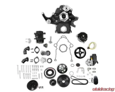 Holley Premium Black Mid-Mount Complete Accessory System - 20-293BK